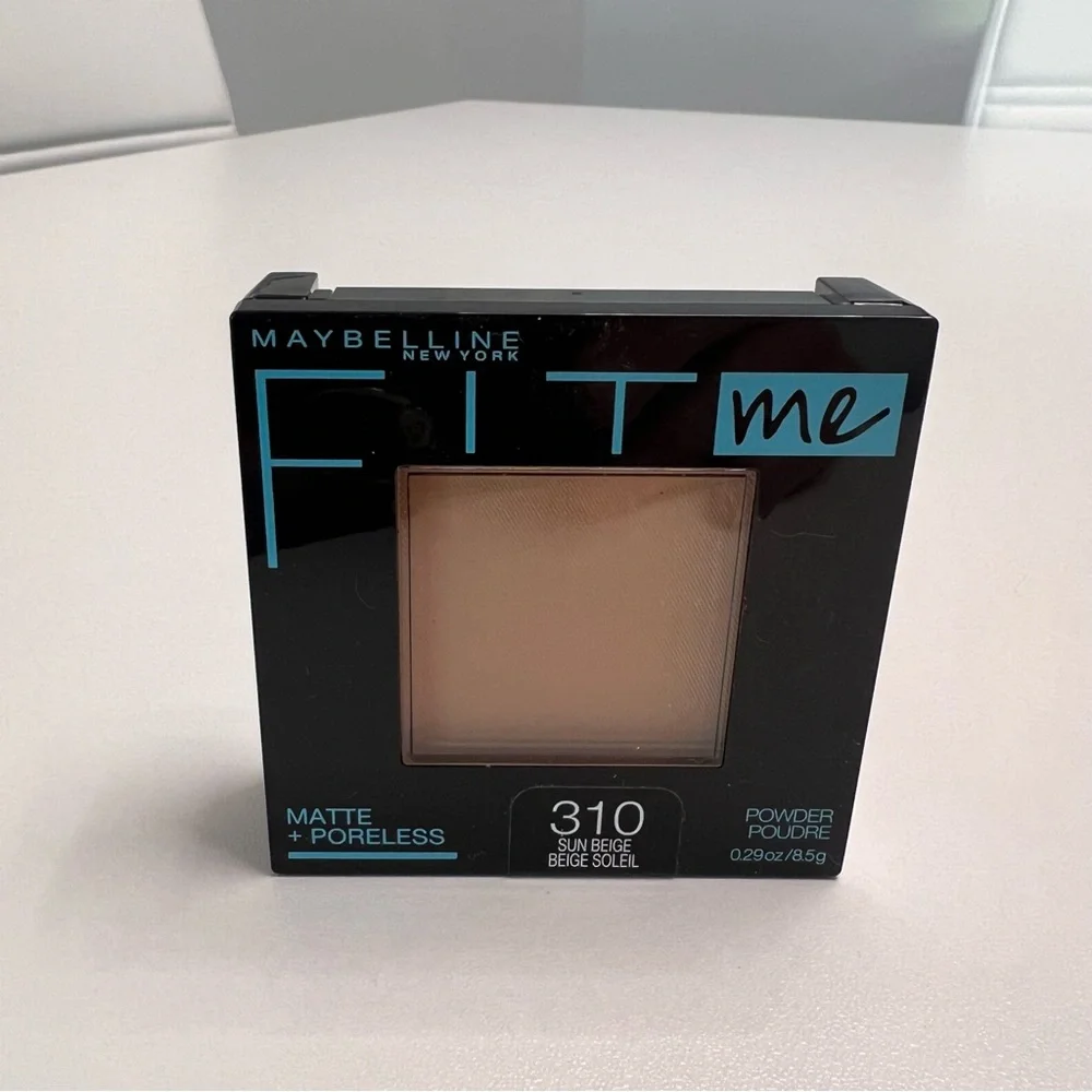 NEW SEALED MAYBELLINE NEW YORK FIT ME MATTE + PORELESS POWDER 310 SUN BEIGE
